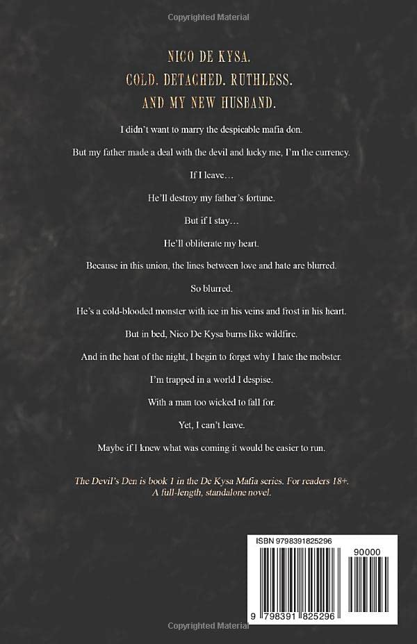 The Devil's Den: An Enemies to Lovers Mafia Romance (De Kysa Mafia)